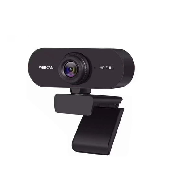1080P Full HD USB Webcam with Microphone, AutoFocus, 360 Rotate, Plug and Play for Video Conferencing/Live Streaming