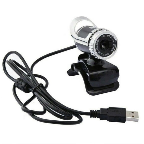 1080P Full HD USB Webcam with Noise-Reduction Microphone, 360-Degree Rotating Computer Camera for PC, Laptop, and Live Streaming