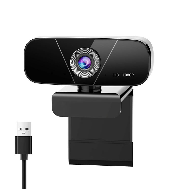 1080P Full HD Web Camera,Ansten USB PC Computer Webcam with Microphone Wide  View Angle Compatiable with Windows Mac Android Chrome Linux for Gaming