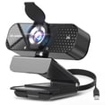 thumbnail image 1 of 2K Webcam for PC/Laptop with Noise-Canceling Mic, Privacy Cover, Wide Angle Lens, USB Plug and Play,Auto Light Correction for Streaming Meeting, 1 of 7