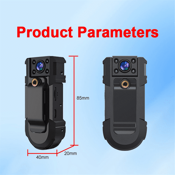 1080P Full HD Wireless WiFi Body Camera Night Vision 180 Rotatable Remote Camcorder Monitor Video Surveillance Camera