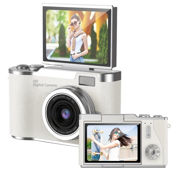 1080P HD Camera, 2.8'' Large LCD Rechargeable Camera with 32G Card, for Capturing Photos, Recording Videos, And Fun Headshots, Perfect for Birthdays, Christmas, And New Year Celebrations