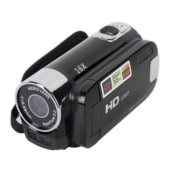 1080P HD Camera Camera Camcorder, 16MP DV Camera 16x Digital Zoom Video Camera, 2.7in TFT Rotatable Screen, Built In Speakers, USB