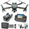 thumbnail image 1 of 1080P HD Camera Drone with Screen Remote Control, Brushless Motor, Altitude Hold, 360° Obstacle Avoidance, 3 Speed Modes, Gesture Control - Includes Storage Card & Carry Case for Kids & Adults, 1 of 9