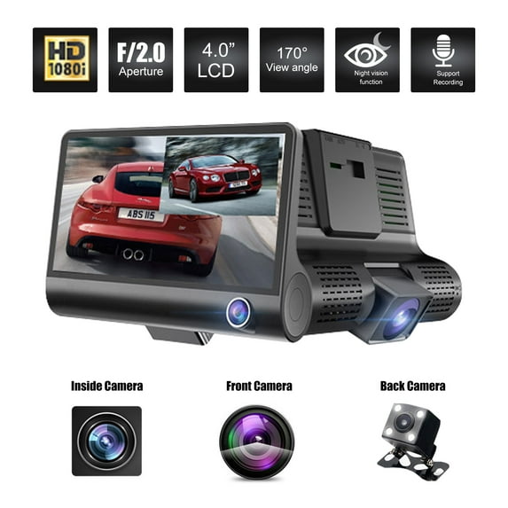 1080P HD Car DVR Rearview Video Dash Cam Recorder Camera G-Sensor
