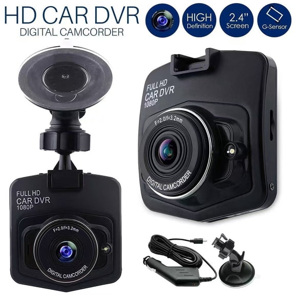 1080P HD Dash Cam for Cars, Car DVR Video Recorder with Night Vision Parking Monitor, Vehicle Dashboard Camera for Driving Safety(No SD Card))