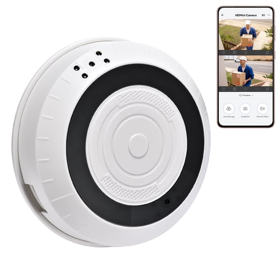 1080P HD Dual-Lens Security Camera, 2.4G/5G Dual Band WiFi, 8 Hours Continuous Use, 2120 Wide Angle, Night Vision for Home & Office