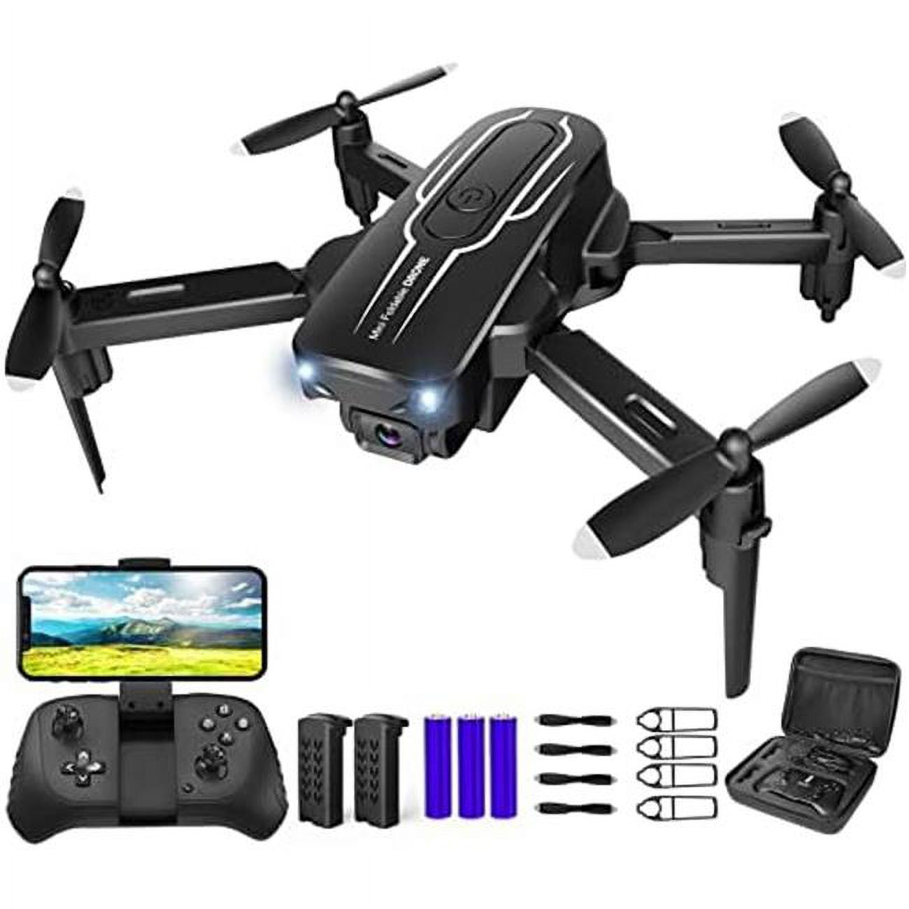 Drone with Camera for Adults, 1080P FPV Drones for kids Beginners with  Upgrade Altitude Hold, Voice Control, Gestures Selfie, 90° Adjustable Lens,  3D