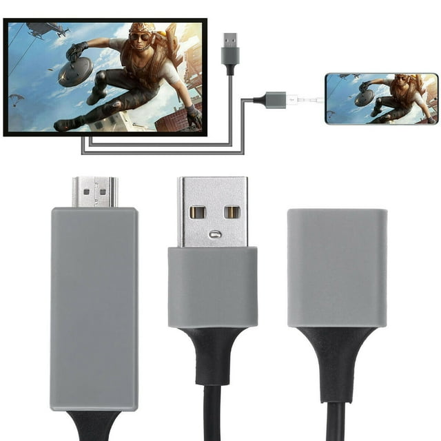 1080P HD HDMI Mirroring Cable Phone to TV HDTV Adapter For iPhone/ iPad