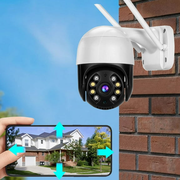 1080P HD Indoor Security Camera, 360 Wireless WiFi Pet Tracking with Motion Detection, Two-Way Audio, Night Vision, Remote Phone Monitoring, Multi-User Access