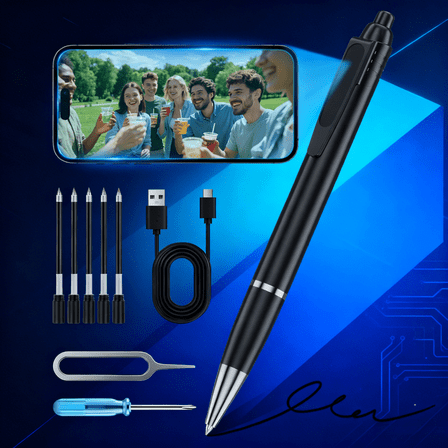 1080P HD Mini Hidden Spy Camera 64GB Body Cam, Rechargeable Portable Small Pocket Video Recorder