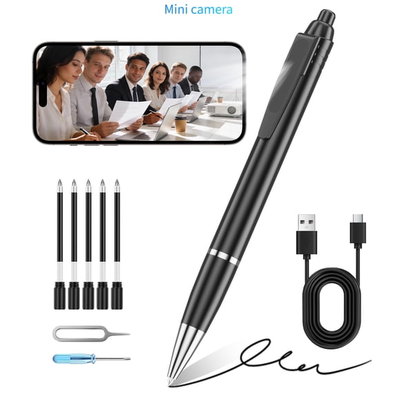 1080P HD Mini Hidden Spy Camera with 64GB Memory Card, Portable Body Cam Pocket Video Recorder, USB Rechargeable Small Surveillance Camera for Security Monitoring