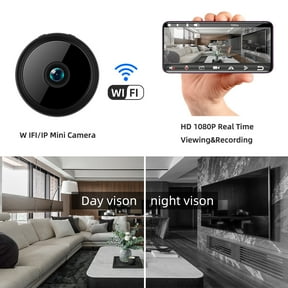 1080P HD Mini IP WIFI Camera Magnetic Camcorder Wireless Home Security Car DVR Support Night Vision Video Recording Motion Detection, APP Remote Control, 150 Super Wide Angle