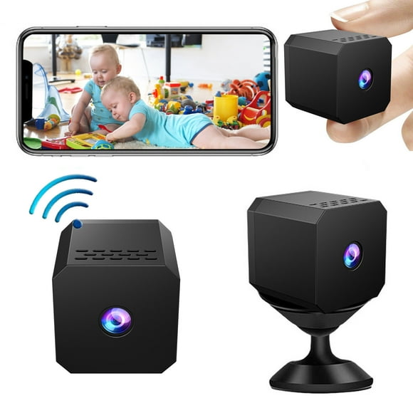 1080P HD Mini Spy Camera Wireless WiFi - Hidden Security Camera with Night Vision, Motion Detection, 2-Way Audio - Indoor/Outdoor Small Surveillance Camera for Home, Office, Baby Monitor, Nanny Cam