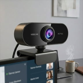 1080P HD Webcam with Microphone for PC, Mac, Laptop, Xbox, PS4, Wide Angle, Auto Focus, Light Correction for Streaming, Zoom, Skype, YouTube, Twitch, Online Classes