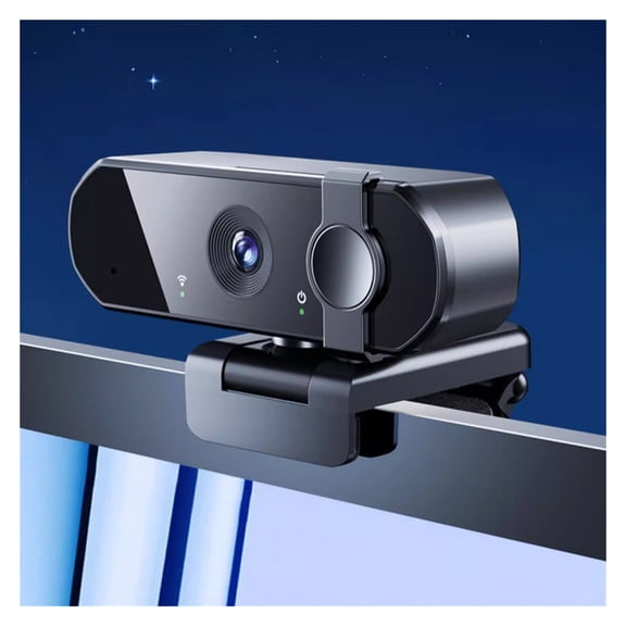 1080P HD Webcam Video Conference Camera with Microphone,Noise Cancellation,Privacy Cover,Wide-Angle Lens,Plug & Play USB Webcam for Laptop