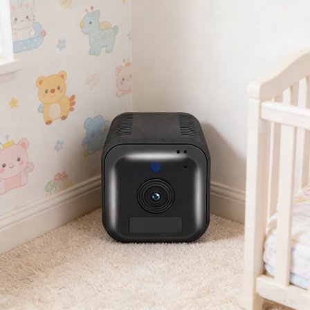 1080P HD WiFi IP Camera, 3.6mm Lens, 10m Night Vision, Built-in Microphone, 2.4GHz WiFi & AP Connection for Home Security