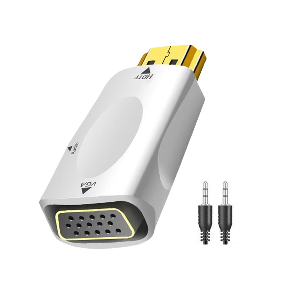1080P HDMI Male to VGA Female Adapter Video Converter with Audio Output ...
