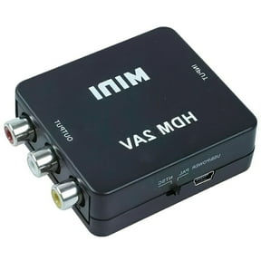 1080P HDMI To RCA AV Adapter Converter Cable CVBS 3RCA Composite Video Audio  Compatible with Smartphones,Gaming Consoles,HDTV Input,RCA Output