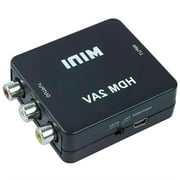 1080P HDMI To RCA AV Adapter Converter Cable CVBS 3RCA Composite Video Audio Compatible with Smartphones,Gaming Consoles,HDTV Input,RCA Output