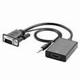 thumbnail image 1 of 1080P HDMIcompatible Female to VGA Male Converters Cable Output for PC Laptop TV, 1 of 8