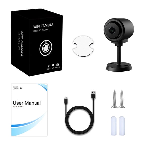 1080P Hd Wireless Wifi Security Camera Indoor With Night Vision Motion Detection Human Shape Alert 300Mah Battery