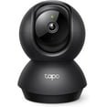 thumbnail image 1 of 1080P Indoor Pan/Tilt Wired Security Camera - Works as a Baby & Pet Monitor, Motion Detection, 2-Way Audio, Siren, Night Vision, Subscription-Free Local Storage or Optional Cloud, Black, C201, 1 of 4
