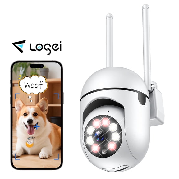 Losei 1080P Indoor WiFi PTZ Security Camera, Detection for Baby and Pet Monitor, 360-Degree for Home Security,Smart Motion Tracking,2 Way Audio, Night Vision, Compatible with Alexa