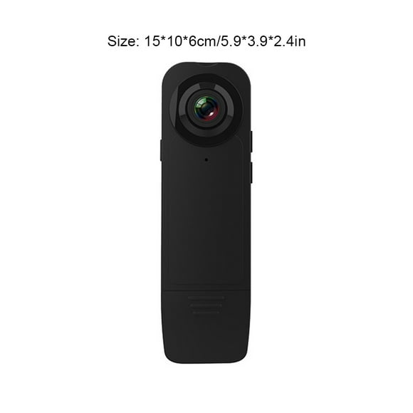 1080P Mini Body Camera with Audio Clip-on Video Recorder Wide Angle Video Camera Built-in Battery Night Vision Motion Detection for Hiking Riding Running Travel