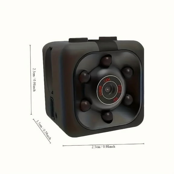 1080P Mini Camera, SQ11 Portable HD Nanny Cam - Night Vision, Motion Detection, Indoor Covert Security For Home And Office