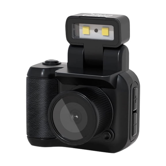 1080P Mini Digital Camera Digital Video Camera with 1.44 Inch Screen 90° Rotatable Flash Built-in 6 Filters Battery Birthday Festival Gift