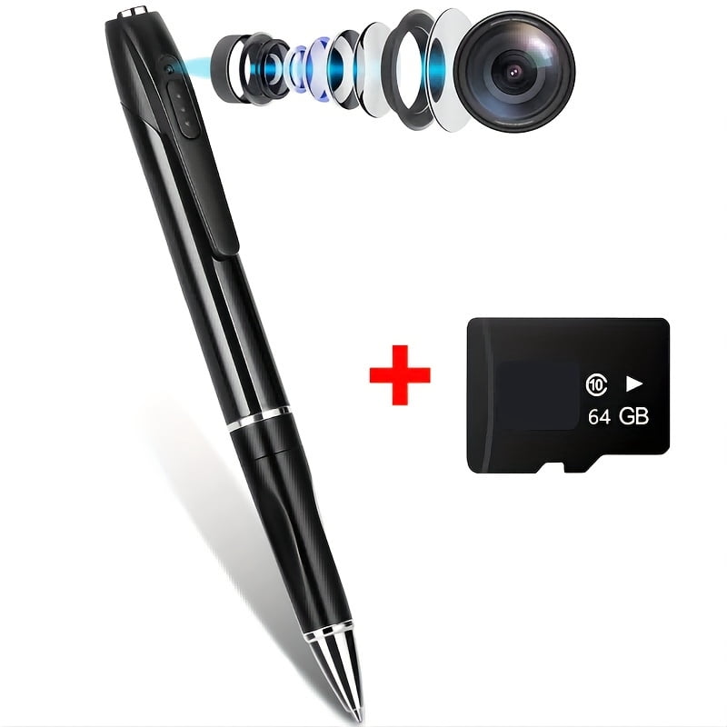 Genius Potablecamera 1080P Mini Indoor/Outdoor Camera - Portable Security Cam with 64GB Card ...