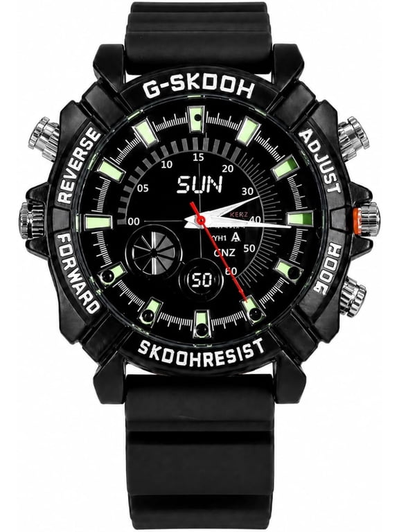 1080P Mini Sports Watch Camera with 32GB Built-in Memory