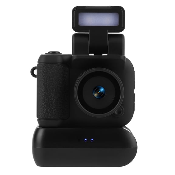 1080P Mini Video Recorder, HD Display Screen Camera, Loop Recording with Dual Battery Design (Black)