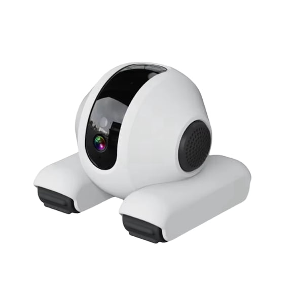 1080P Movable Robot Camera Smart Wifi Camera with Real Time and Remote Control for Pet Indoor Home Monitoring