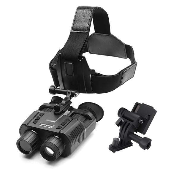 1080P Night Vision Device, 8X Digital Zoom Binoculars with 3D Display Ideal for Hiking and Cave Searching