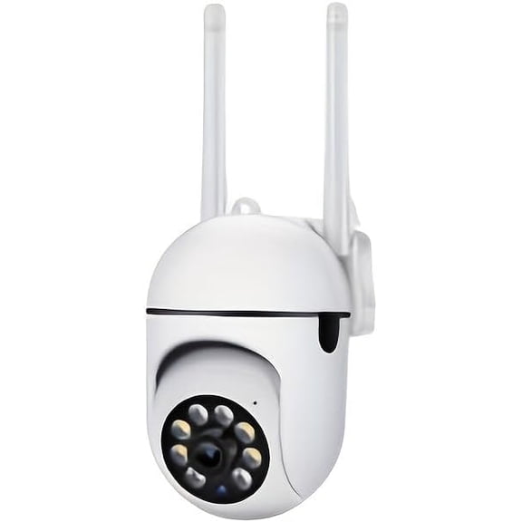 1080P Outdoor Wired WiFi PTZ Security Camera, 2.4GWiFi, Auto Tracking, 2 Way Audio, Spot Night Vision, SD Card & Cloud Storage, Indoor/Outdoor CCTV Camera (SD Card Not Included)