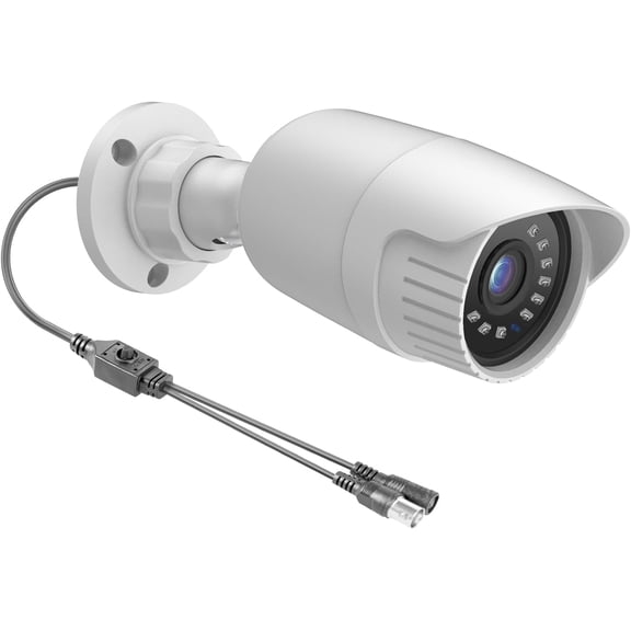 1080P Security Camera 4-in-1 HD CCTV Bullet Wired Cam, AHD/TVI/CVI/CVBS, Analog Surveillance Video Add-On Metal Housing Black for Outdoor Use, 100ft Clear Night Vision Indoor/Outdoor, IP66
