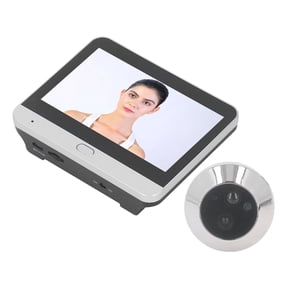 1080P Smart Wireless Peephole Camera with 4.3 Inch Color Monitor and Night Vision, Video Intercom Door Eye Hole Camera / 10.9 cm IPS Display