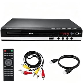 1080P Upscaling Region Free DVD Player HDMI RCA USB Media Player with Remote Cables