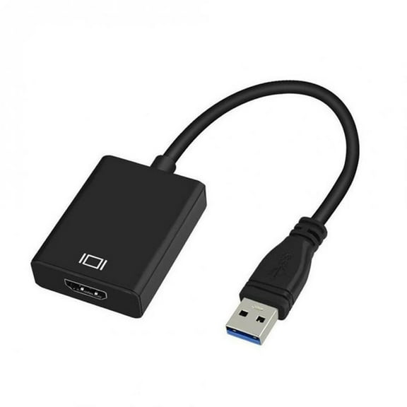 1080P Video Audio Converter Adapter USB 30 Hub Output To External Display Device