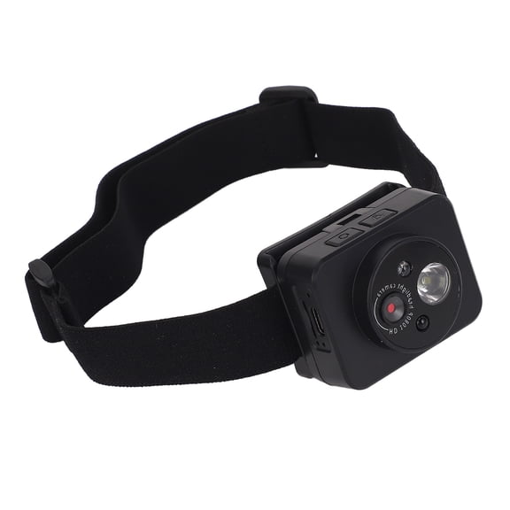 1080P Wearable Camera with Ultra-Bright Fill Light Head Mounted Wave Sensing Video Recorder for Cycling Mountaineering Camping Skiing and Hands-Free Sports Recording 10 inches / 25.4 cm