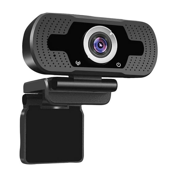 1080P Webcam - Built-in Microphone, 360° Rotation, Plug-and-Play for Video Call Recording