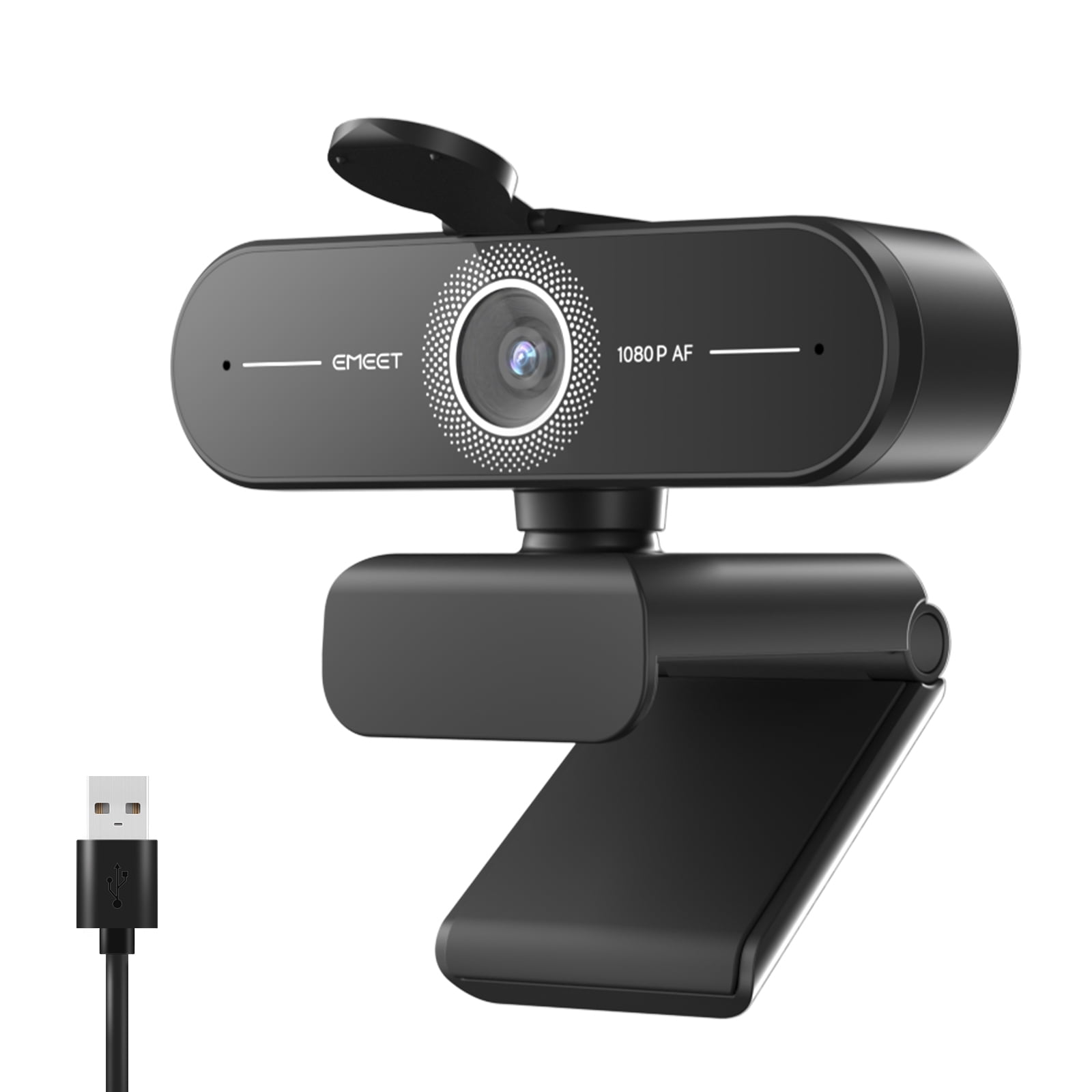 C60E 1080P Webcam With Microphone And AutoFocus Privacy Cover Noise C60e 1080p webcam with microphone and autofocus privacy cover noise