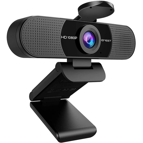 1080P Webcam with Microphone, C960 Web Camera, 2 Mics Streaming Webcam, 90FOV Computer Camera, Plug and Play USB Web Cam for Online Calling/Conferencing, Zoom/Teams/Facetime/YouTube, Laptop/PC