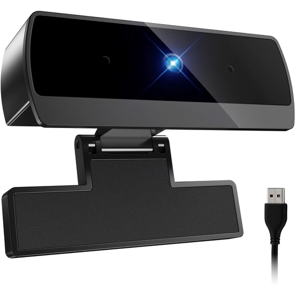 1080P Webcam with Microphone, Full HD Video Calling Web Camera, HD Light Correction Streaming Webcam for Zoom/Skype/Teams, Plug and Play PC Camera Web cam for Windows & Mac