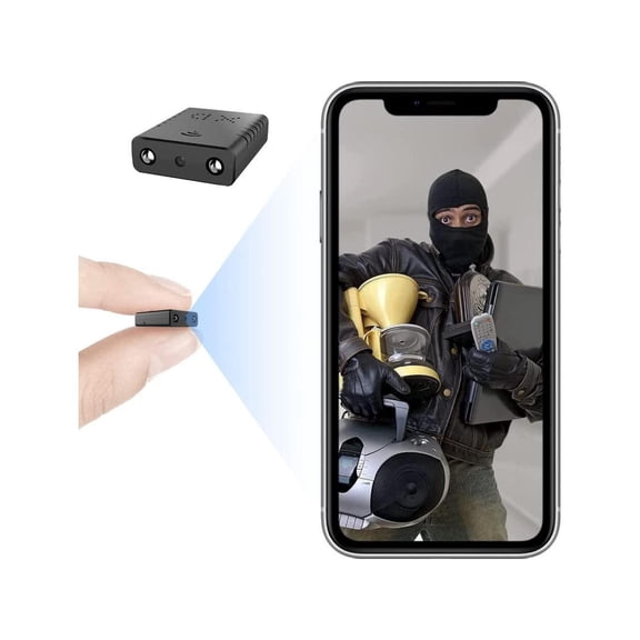 1080P WiFi Camera Motion Sound Detector, Portable Small Camera, HD Home Security Camera, Infrared Indoor and Outdoor Camera, APP Remote Monitoring Camera