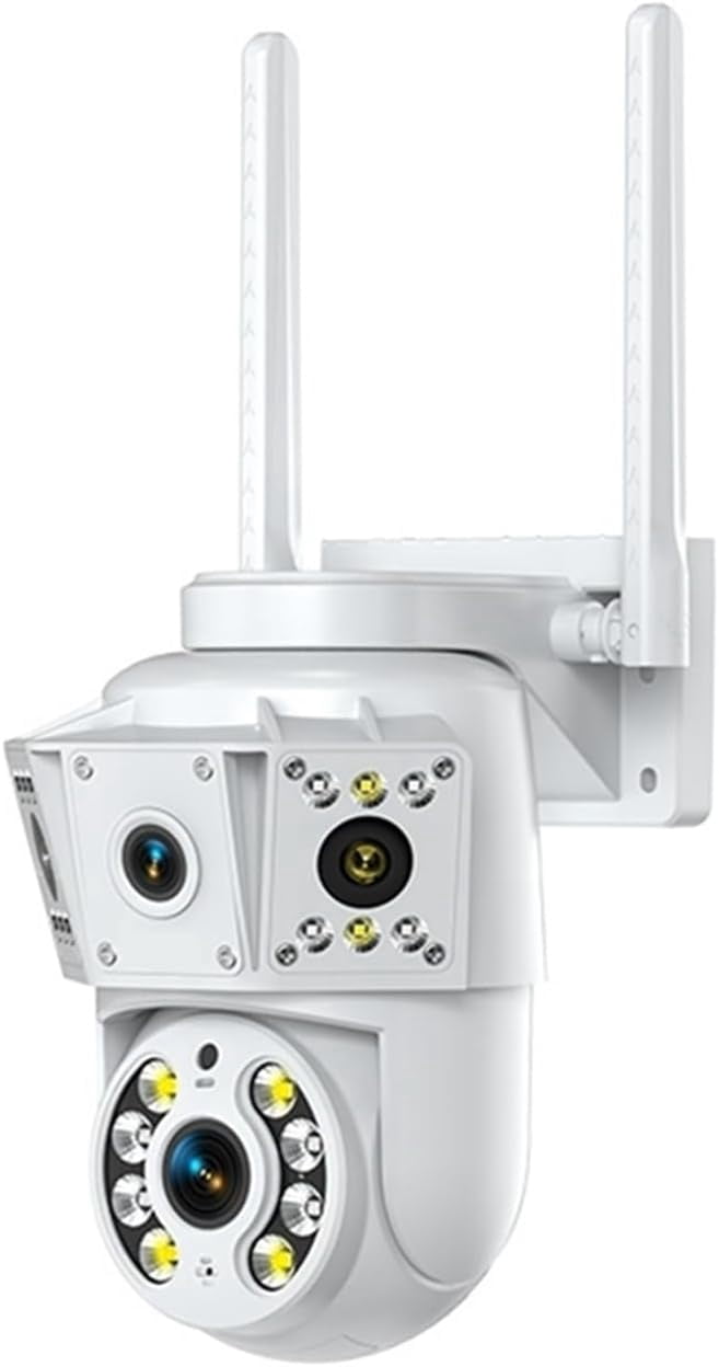 1080P WiFi Camera Outdoor Multi Lens Surveillance Camera, Two Way Intercom Night Vision Baby Monitor