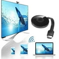 thumbnail image 1 of 1080P Wireless Screen Projector, TOUMENY Wi-Fi Display for Home, Miracast Airplay DLNA Video Game PPT Streaming Adapter, Plug and Play TV Stick for Smartphone Laptop Meeting, 1 of 7