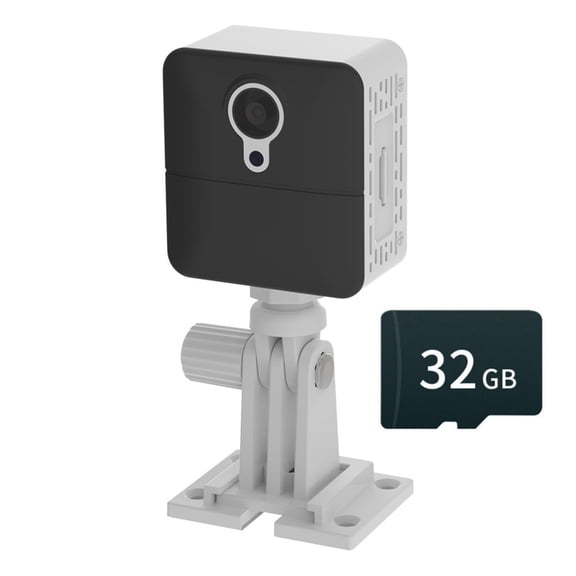 1080P Wireless Security Camera, Wifi Indoor Camera for Home, Baby Monitor with Night Vision, Remote Viewing Camera, 2.4Ghz Security Cam with 32Gb Card Included